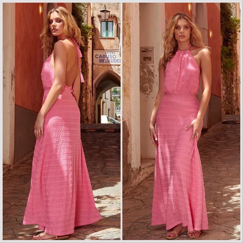 Melissa Odabash MAEVA PINK DRESS Size XS